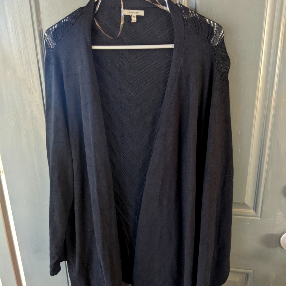 COPY - Maurices Size 4 X black light cardigan